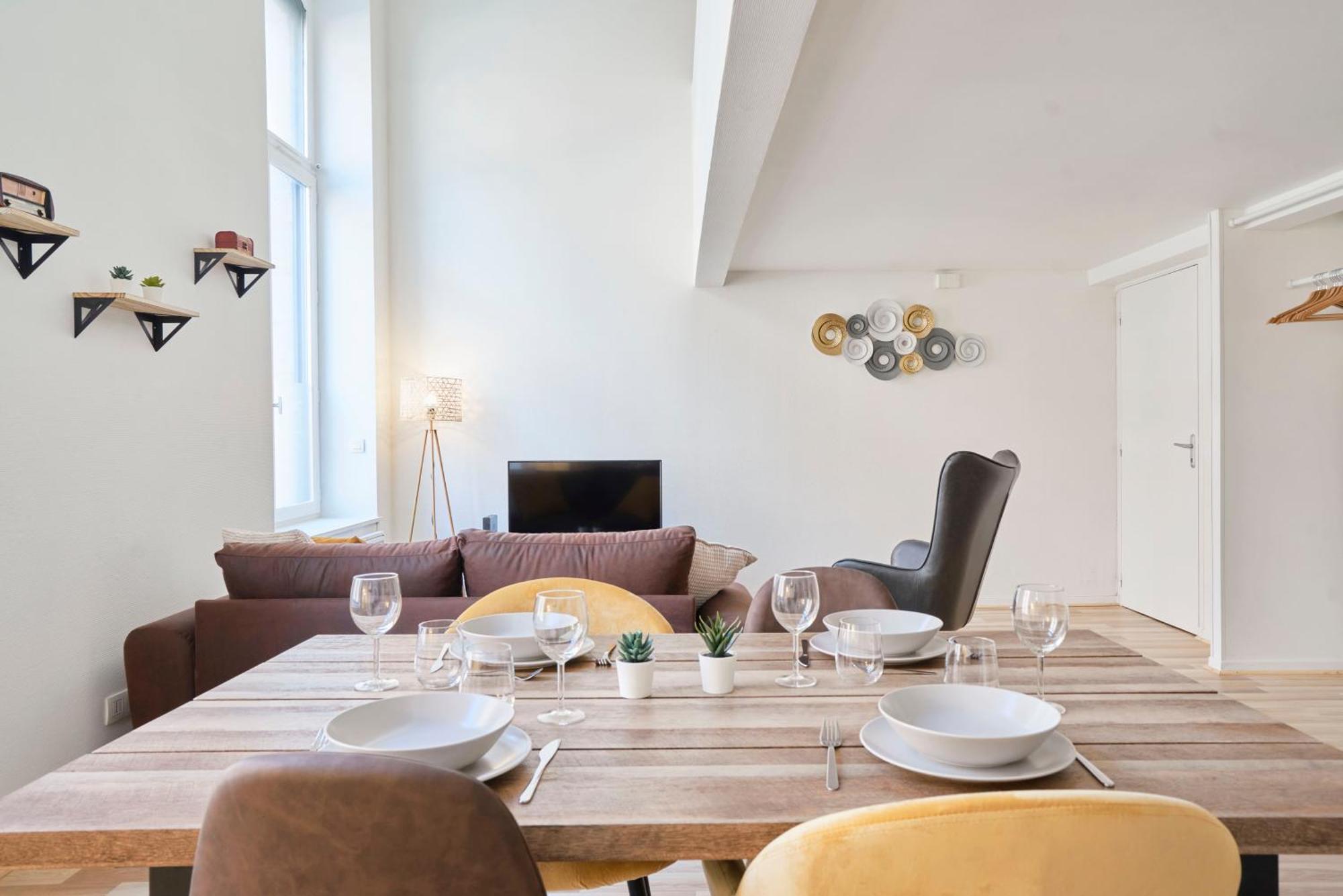 Locationstourcoing - Le Loft Apartment ภายนอก รูปภาพ