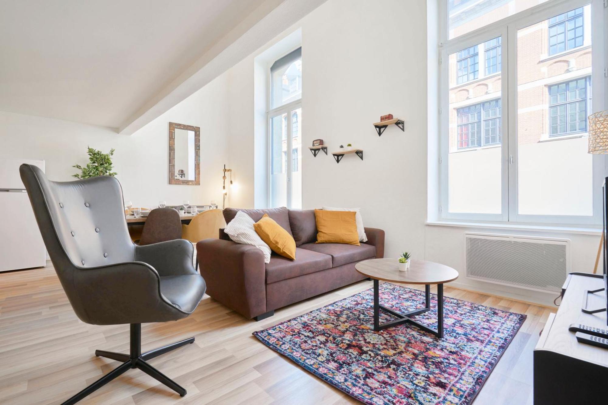 Locationstourcoing - Le Loft Apartment ภายนอก รูปภาพ